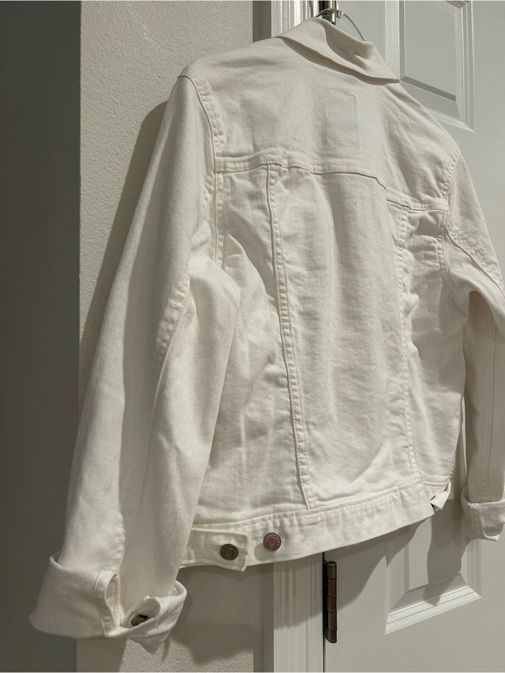 GAP White Jean Jacket